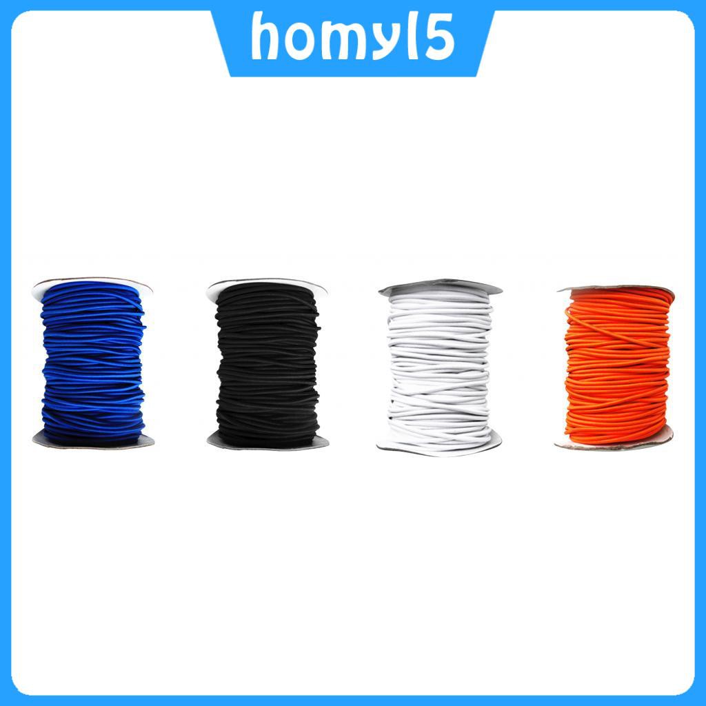 Dây Ràng Đồ Co Giãn 4mm Màu Cam Dài 5m