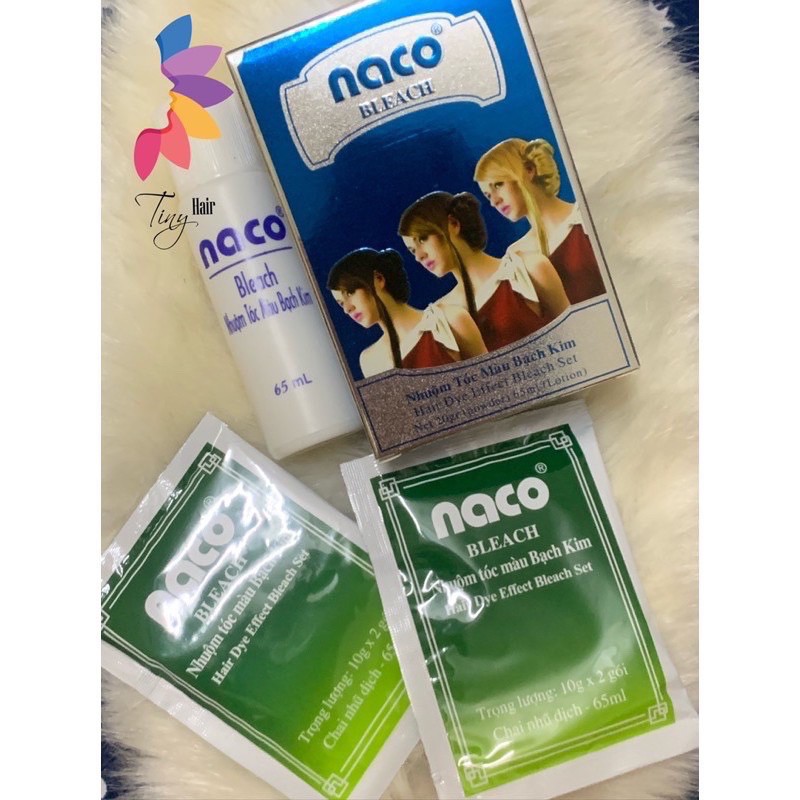 Bột tẩy tóc NACO BLEACH - nhuộm tóc bạch kim