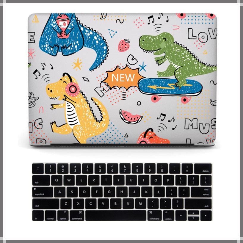 M2 Air13 A2681 Rainbow Pattern For Macbook case 2021 Pro14：A2442Air Pro Retina 11 12 13 15 16" Protector case Cartoon Keyboard cover 2018 2019 2020