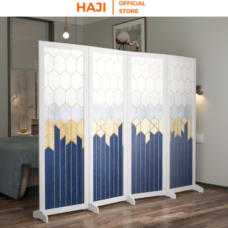 Vách ngăn phong thuỷ di động cho phòng khách HAJI BP.IN7 (SHIP TỪ 2 TẤM không chân)