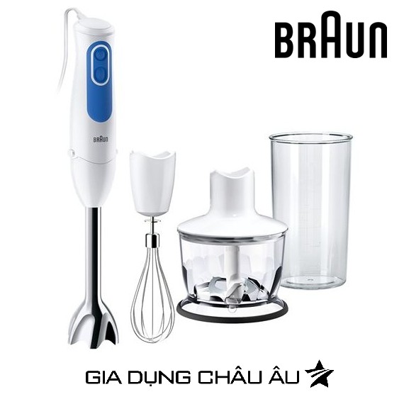 Máy xay cầm tay Braun MQ3035 Sauce - Công suất 700 W - Hàng chính hãng 100% - Bảo hành 1 đổi 1 trong vòng 24 tháng