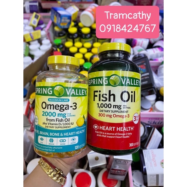 Dầu cá Spring Valley Omega-3