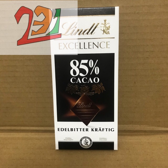 Thanh Chocolate Lindt Excellence 85% Cacao 100g