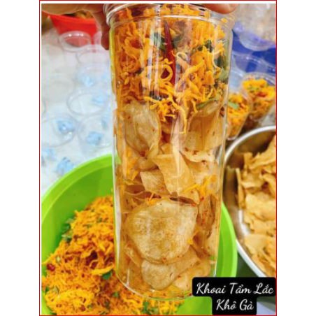 KHOAI TẨM VỊ LẮC KHÔ GÀ CAY XI MÊ LON 250g