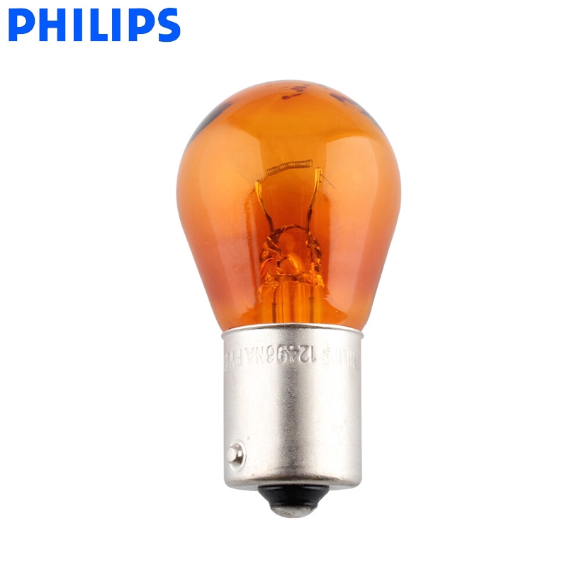 Philips Standard Original Bulb PY21W S25 12V 21W BAU15s Đèn Tín Hiệu Màu Hổ Phách Vị Trí đèn đỗ Xe Đèn Sương Mù 12496CP