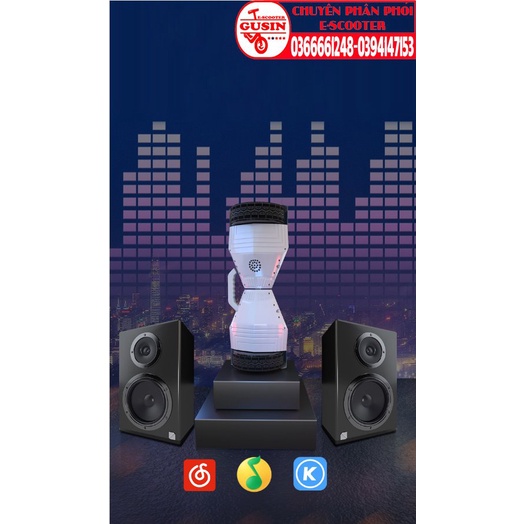 Xe điện cân bằng 8INCH, E-scooter GuSin có video test xe - GuSin bảo hành chính hãng 2 năm