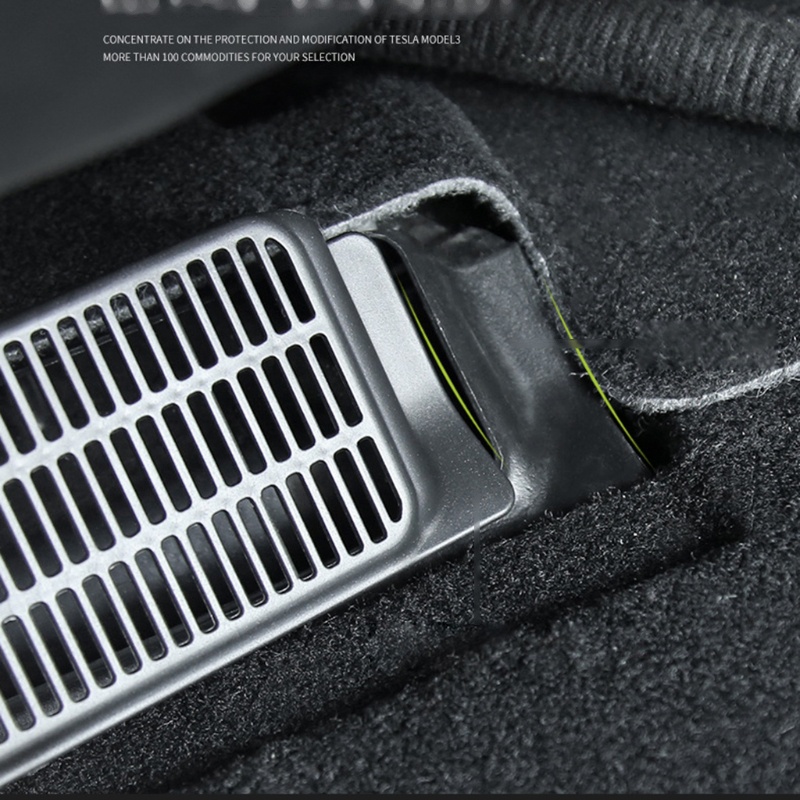 Miếng Dán Bảo Vệ Lỗ Thông Gió Xe Hơi Bằng ABS Cho Model 3 2017-2020