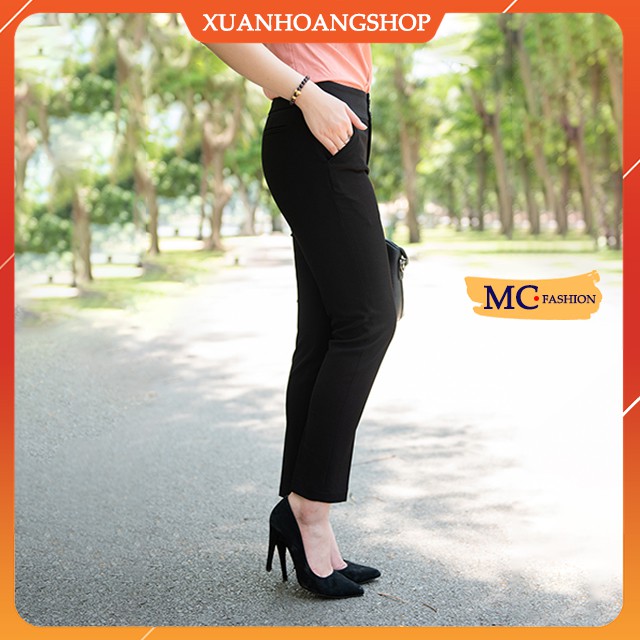 Quần Tây Nữ Công Sở Mc Fashion,Kiểu Quần Âu Nữ, Lưng Cao, Ống Côn 3 Màu  Q0279 Đẹp (Đen, Xanh Tím Than, Ghi Xám) | BigBuy360 - bigbuy360.vn