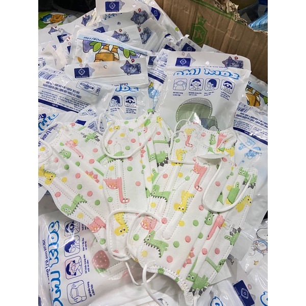 Khẩu trang cua trẻ em 4-12t gói 10c