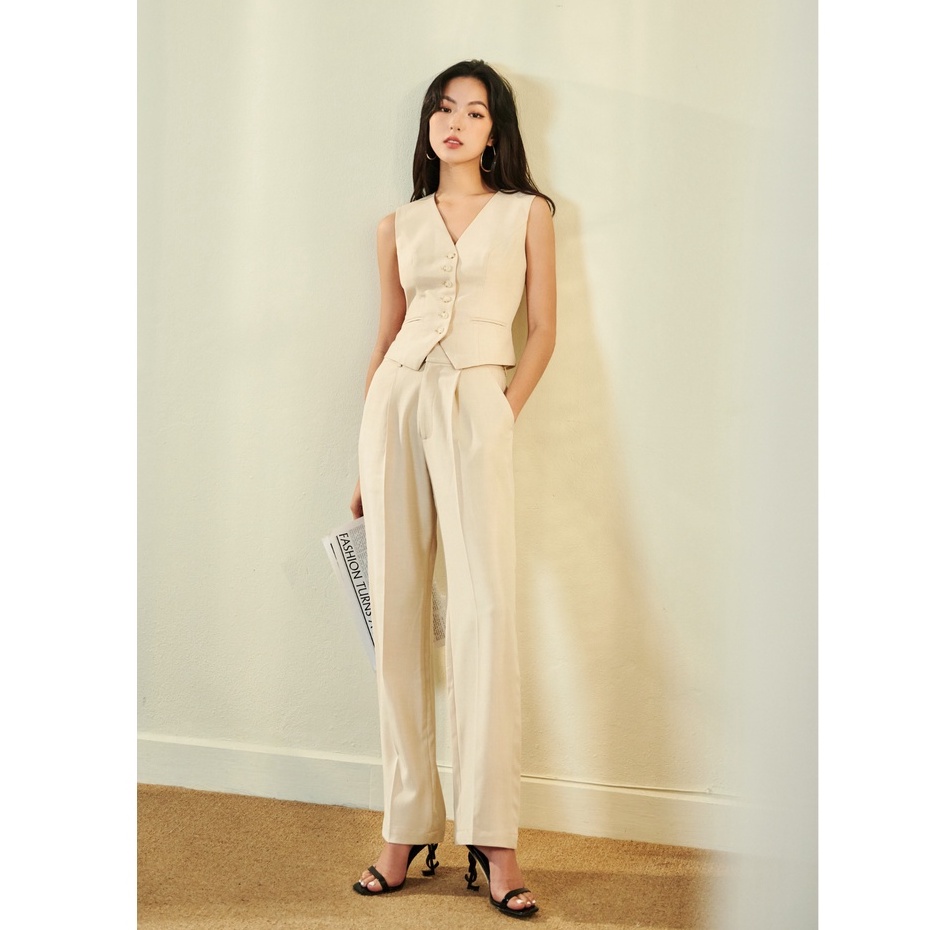 Set Áo ghi lê túi mổ + quần suông , Peace House Clothing