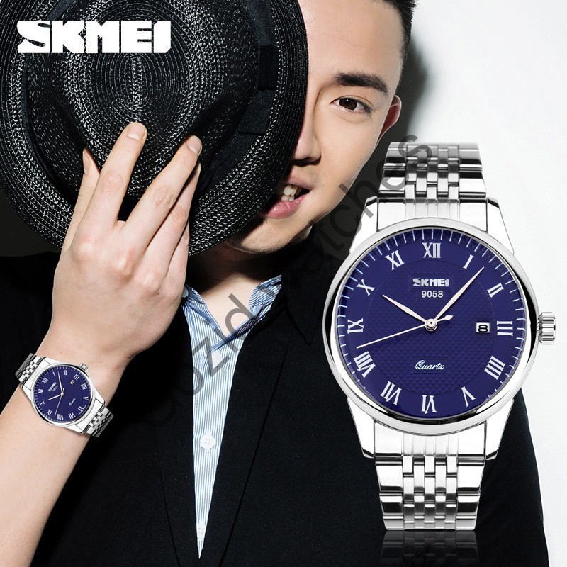 Đồng hồ nam SKMEI SM21 dây da thời trang cao cấp chống nước siêu bền -TIGER98_SHOP