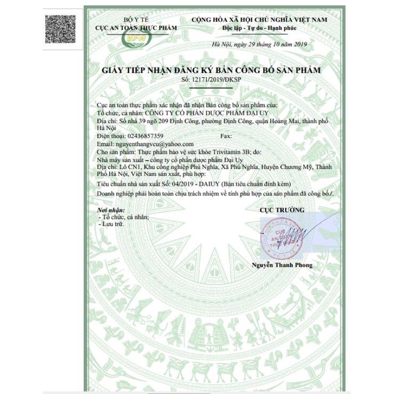 TRIVITAMIN 3b - Bổ sung vitamin B1 - B6 - B12 cho cơ thể | Thế Giới Skin Care