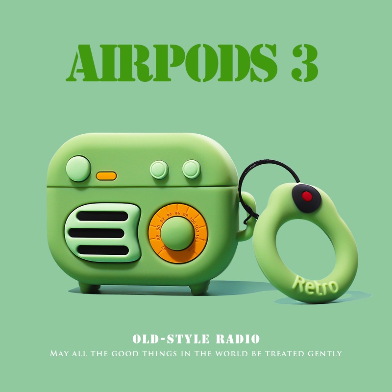 Vỏ Bảo Vệ Hộp Sạc Tai Nghe AirPods3gen 2021/ AirPods3 Chất Lượng Cao