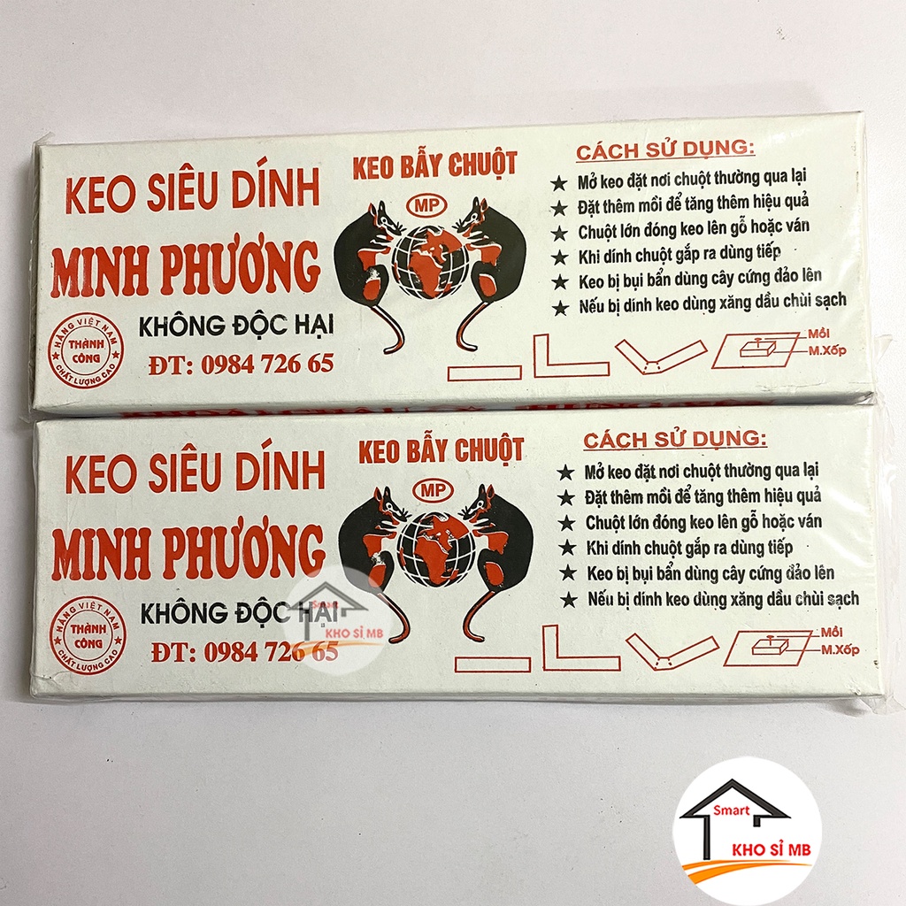 Keo dính chuột siêu dính, keo dán chuột, keo bẫy chuột minh phương - kho sỉ mb