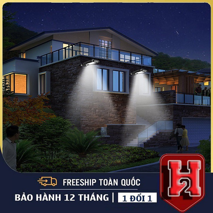 Solar Lights📌Đèn Cảm Ứng Năng Lượng Mặt Trời 📌 Điều Khiển Từ Xa, Hẹn Giờ, Điều Chỉnh Mức Sáng, Chống Nước Siêu Tốt