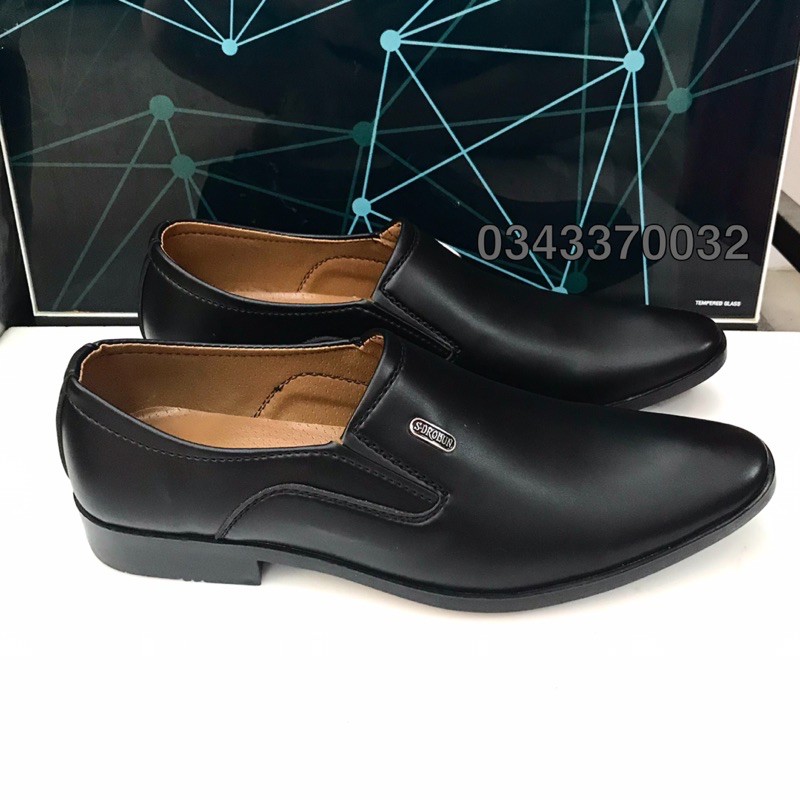 Giày công sở nam phom đẹp, mẫu mới, da mềm , màu đen sang trọng lịch lãm , mã GT001