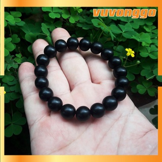 Vòng gỗ Mun Đen tròn 10ly phong thủy, bình an, giá tại xưởng
