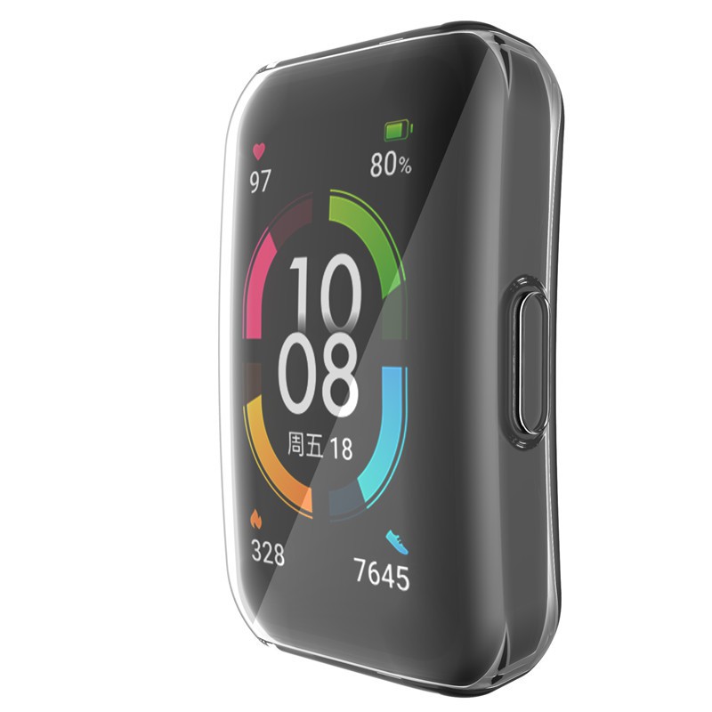 Ốp Lưng Tpu Mạ Điện Chống Trầy Cho Huawei Honor Band 6