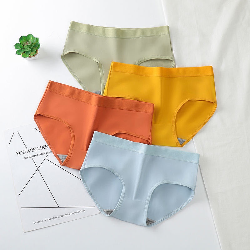 Quần lót nữ lưng chun, Quần lót cotton đáy may kháng khuẩn, điệu đà thoáng mịn SAVILL LA06