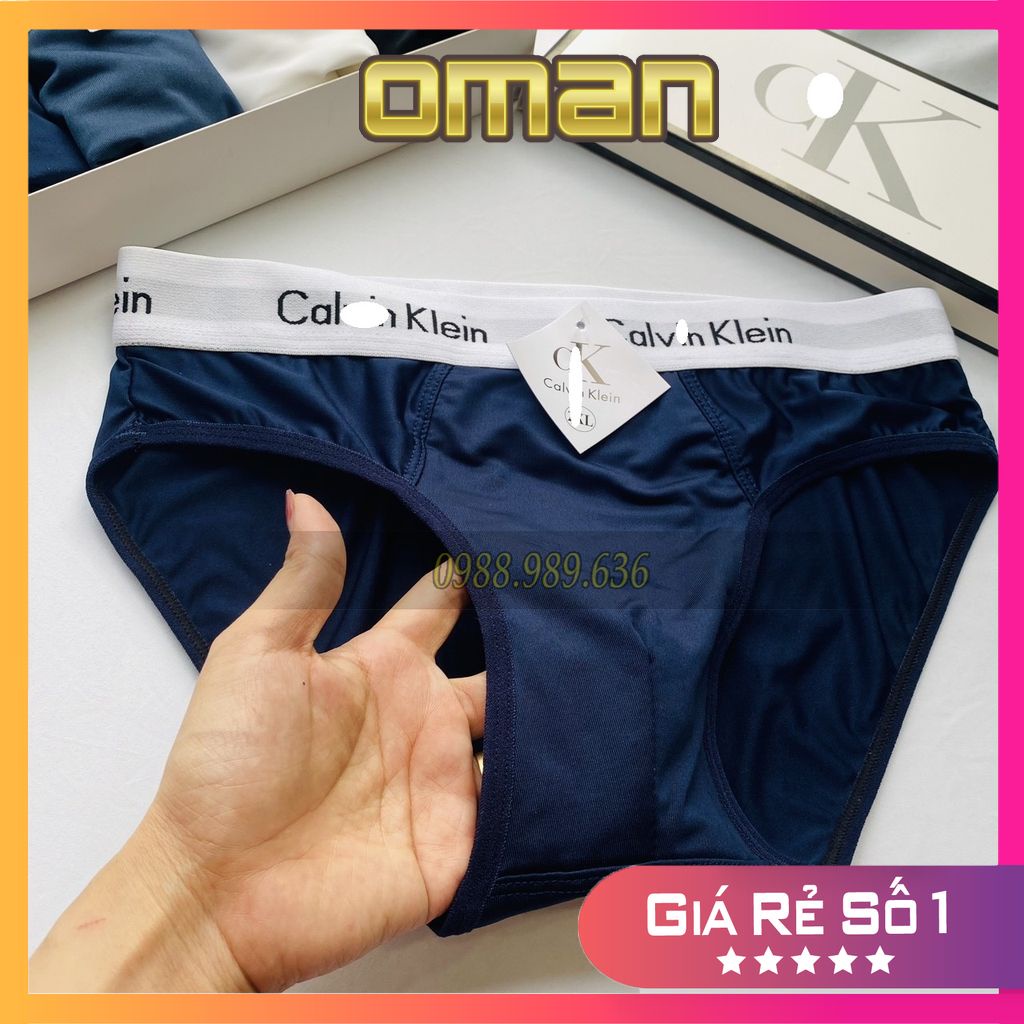 Quần lót nam tam giác thun lạnh - Quần sịp nam tam giác cao cấp co giãn 4 chiều, kháng khuẩn mặc cực thích - OMAN