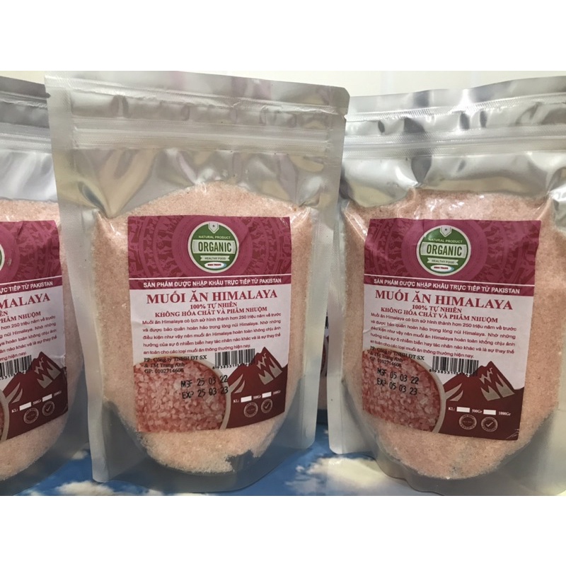 Muối hồng Himalaya Organic 1kg