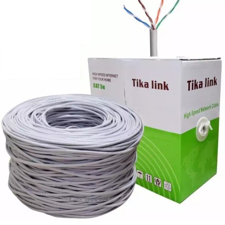 Dây cáp mạng ampp cat6 cuộn dài 305m lõi hợp kim