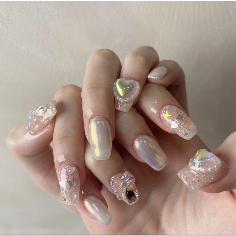 Kim tuyến nail, trang trí móng tay nhiều hình dáng
