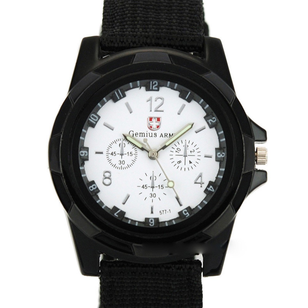 SWISS ARMY Đồng Hồ Đeo Tay Nam, Dây Đeo Nylon, Mặt Tròn, Kiểu Dáng Thể Thao