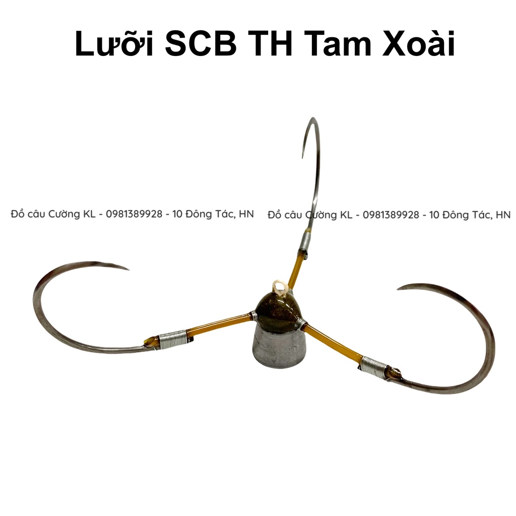 Lưỡi câu SCB dáng xoài