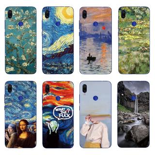 Ốp lưng TPU chống sốc cho Van Gogh Xiaomi Redmi 7 S2 / Note 7 6 5 Pro