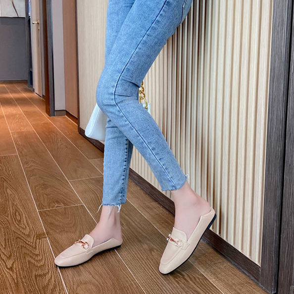 Giày Lười Da Mềm Đế Bằng Kiểu Anh Thiết Kế Dễ Thương Cho Nữ | BigBuy360 - bigbuy360.vn