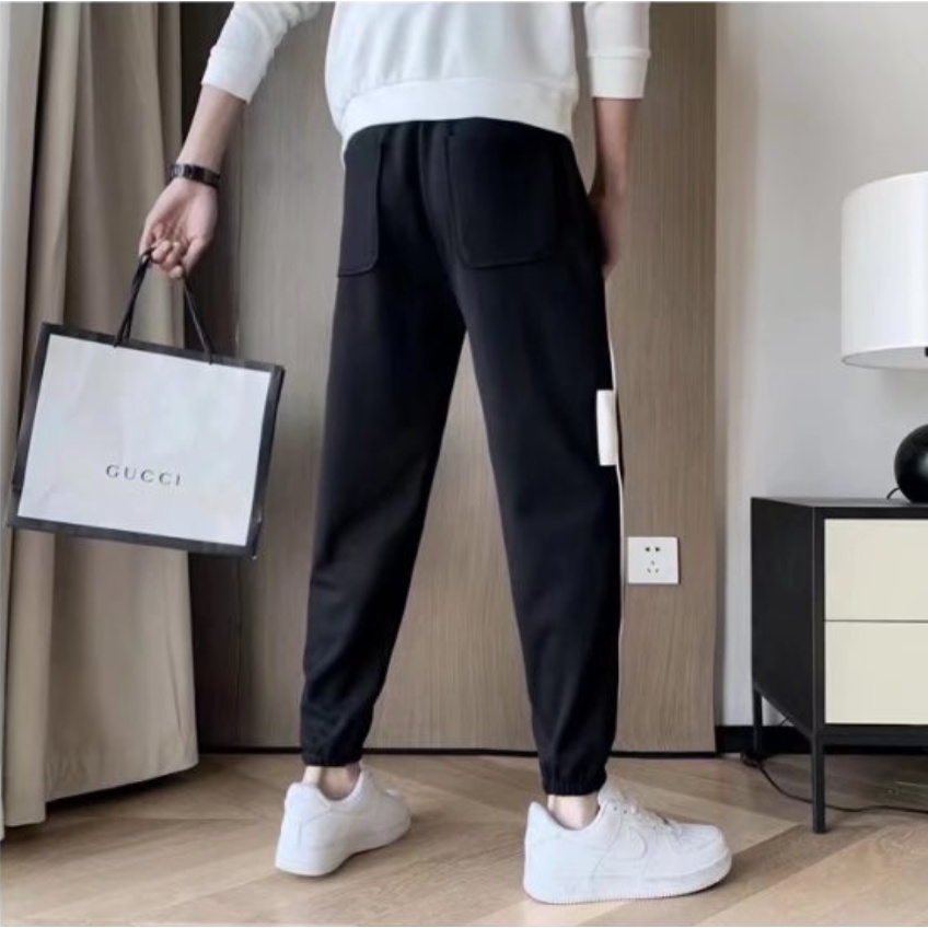 Quần Jogger nam Kẻ Sọc Đơn Giản Thời Trang quần tây Unisex Phong Cách Hàn Quốc quần sọc