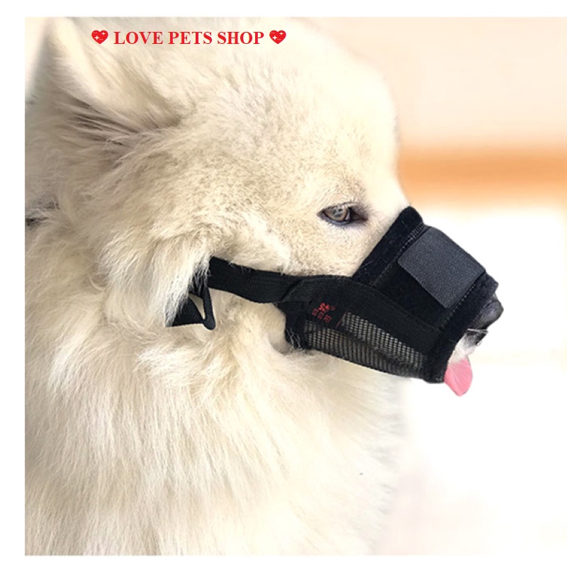 RỌ MÕM CHO CHÓ BẰNG VẢI LƯỚI THOÁNG KHÍ (COMBO: 10 CÁI) -  LOVE PETS SHOP