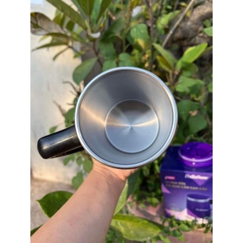 cốc,ca,ly inox 304 cách nhiệt 450ml pha cafe, sữa, đựng nước luminarc pediasurefreeshiphkm sữa