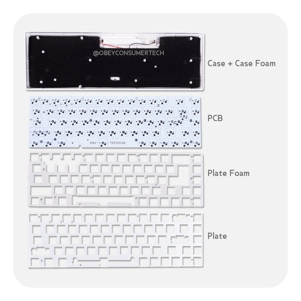 Ciy68 | Kiểm Tra68 | Gk68 | Bàn PhíM Bluetooth Cơ Không Dây | Nút Bàn Phím Akko Hoàng Gia Kludge Keychron