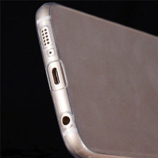 Ốp điện thoại dẻo trong suốt kiểu dáng đơn giản cho Samsung Galaxy S6 Edge