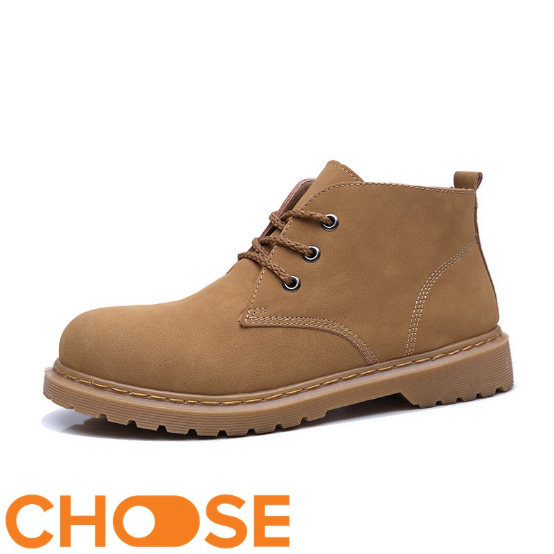 Giày Nam BOOT Cổ Cao Choose Da lộn Thể Thao Sneaker Năng Động Lịch Lãm G26K3