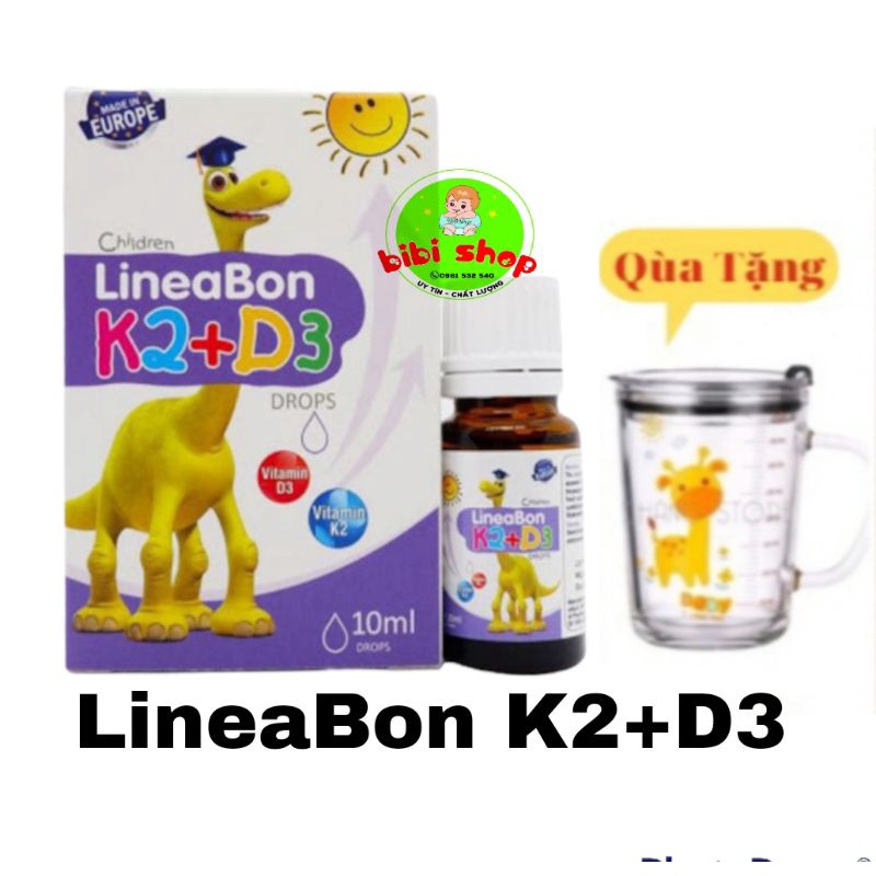 LineaBon D3 K2 vitamin D3 K2 10ml hàng chính hãng
