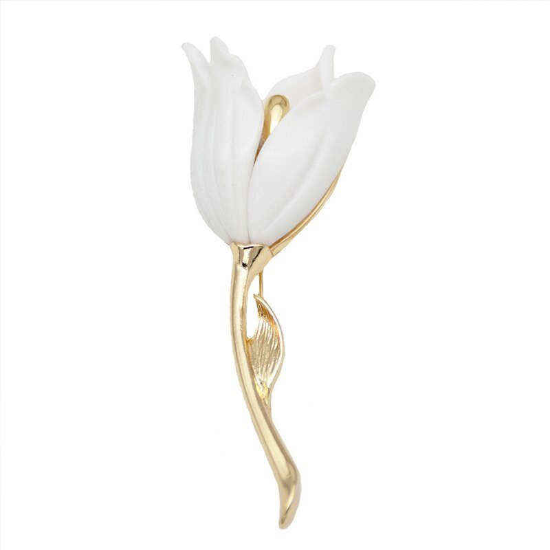 Ghim cài áo thiết kế hoa tulip thanh lịch sang trọng