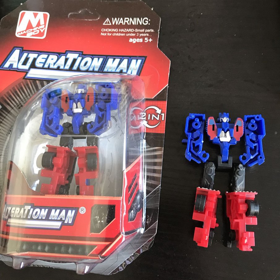 Đồ Chơi Robot Biến Hình Xe Bằng Nhựa Cho Bé