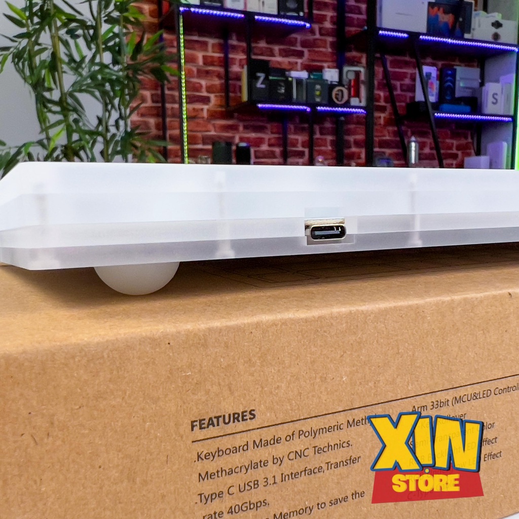 KIT BÀN PHÍM C68 LED RGB ĐÈN NGỦ GIÁ RẺ