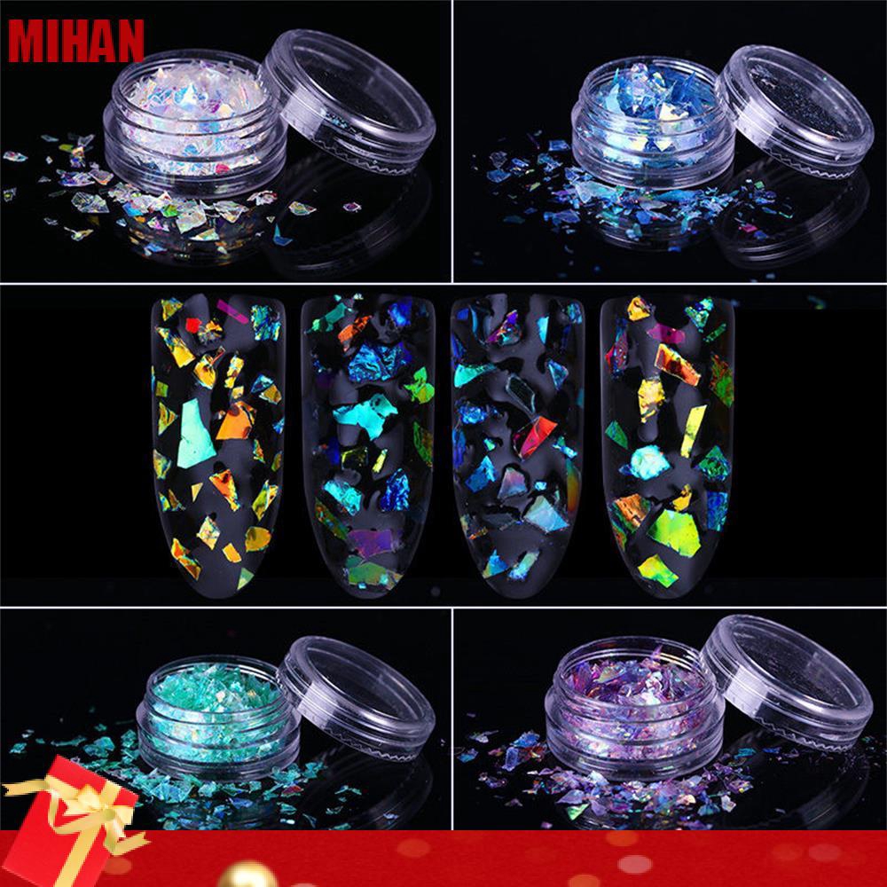 [Hàng mới về] Bộ 4 hộp sequin trang trí móng tay đẹp mắt