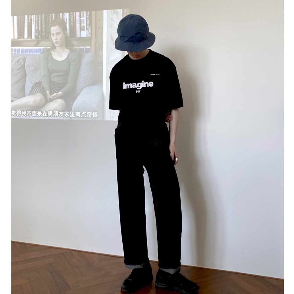 Áo Thun Nam Nữ Imagine VII Unisex - Kiểu áo phông form rộng tay lỡ 3158