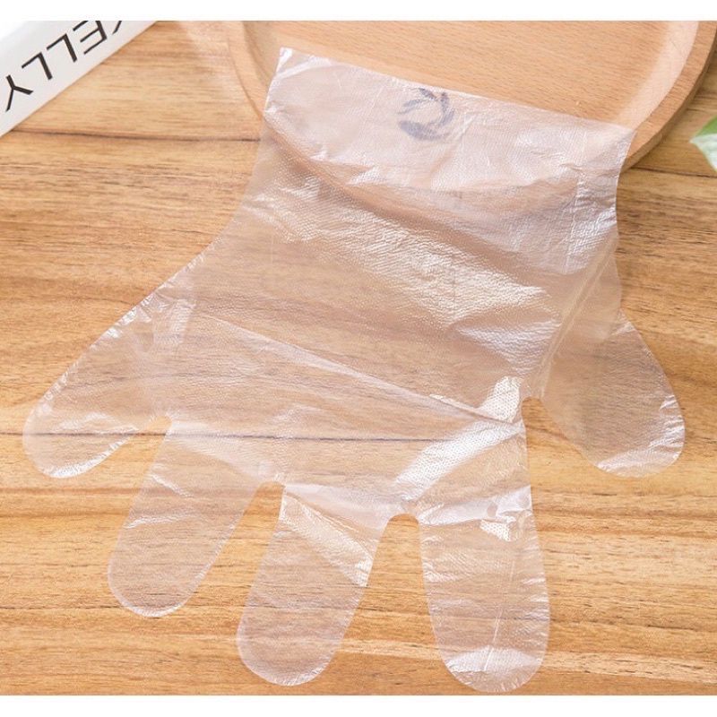 Bao  tay nilong  loại dày 100g khoảng 40 đến 50 chiếc sử dụng 1 lần