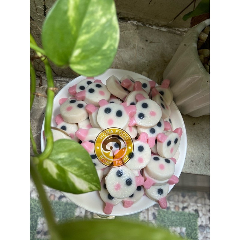 Viên Thả Lẩu Chả cá mặt gấu hàng Thái Lan - gói 500g