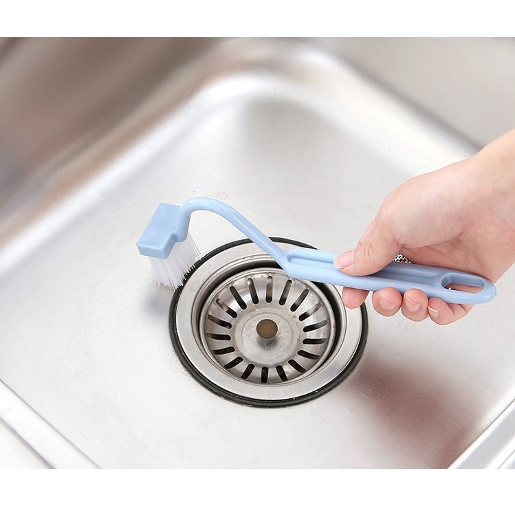 Chổi Cọ Nhà Vệ Sinh, Nhà bếp, Cây Cọ Toilet Bồn Cầu Hình Chữ S Bàn Chải Làm Sạch Góc Chết