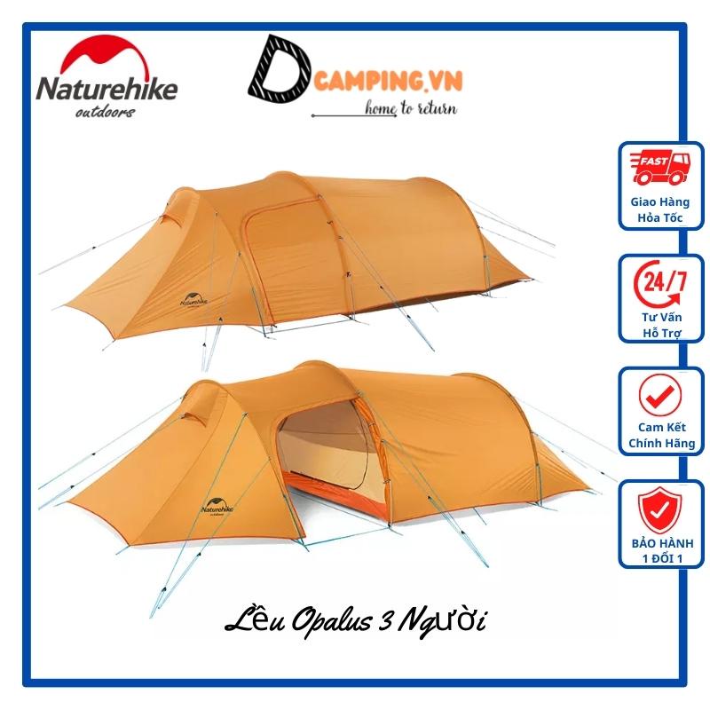 Lều ống Naturehike OPALUS NH17L001-L Lều 3 người 2 không gian sinh hoạt Lều Cắm Trại Dã Ngoại