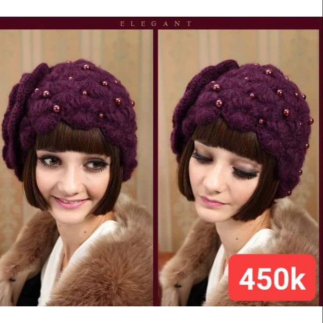 (ORDER) Mũ len sang chảnh 045