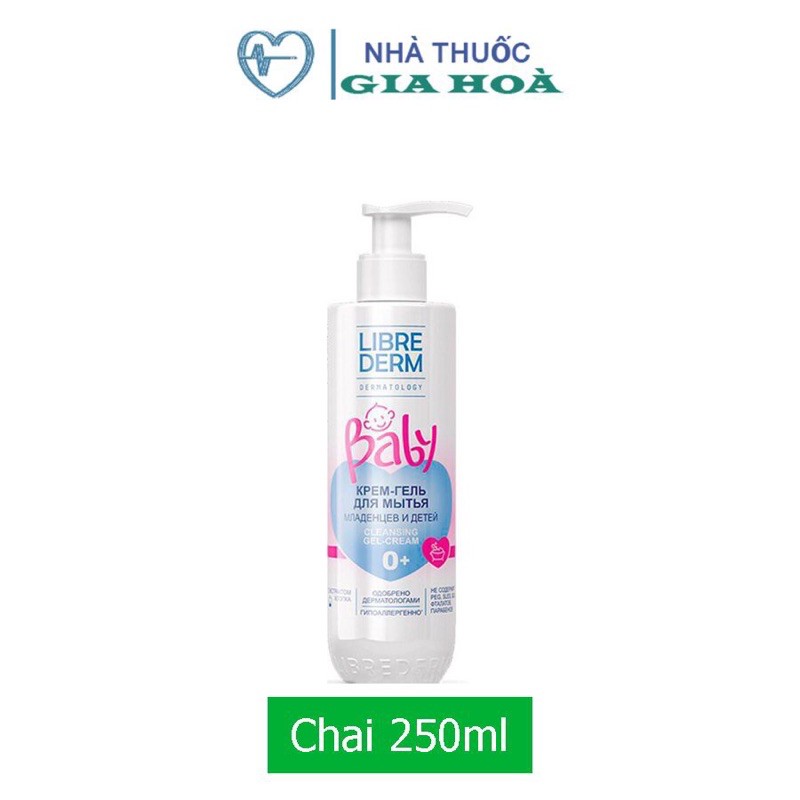 Gel tắm gội giúp giữ ẩm cho bé Librederm Baby Cleansing Gel an toàn cho trẻ sơ sinh, da nhạy cảm (NHẬP KHẨU NGA)