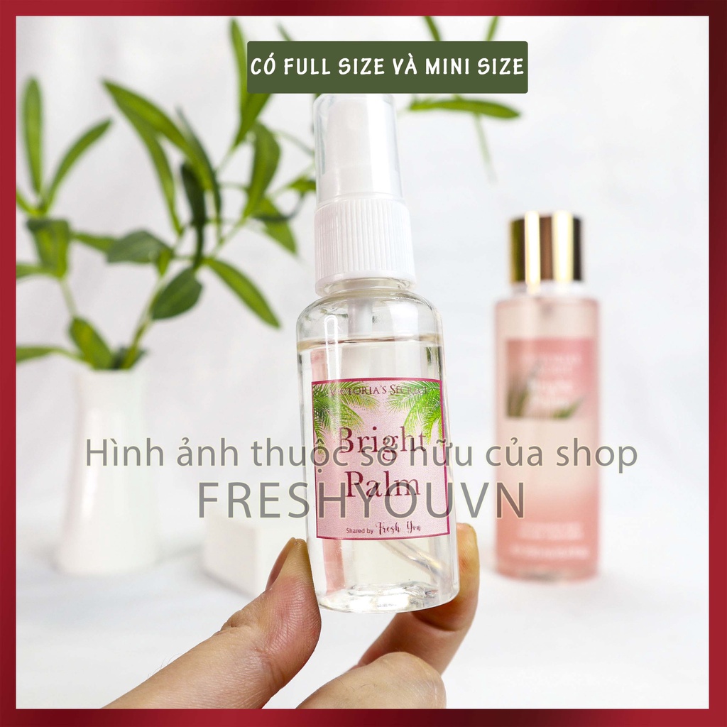 Bright Palm Xịt thơm toàn thân body mist Victoria's Secret